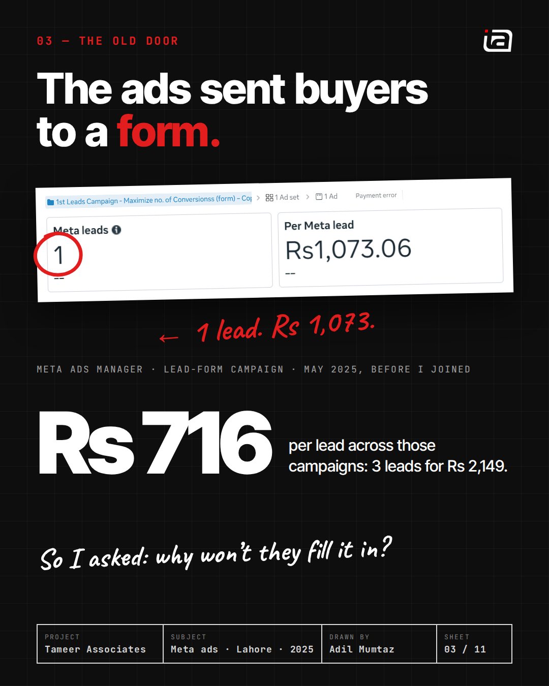 Tameer case study slide 3 of 11
